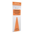 Panneau de rangement shadowboard pour cne de signalisation et sac de transport seton easyextend