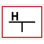 Panneaux de s�curit� et incendie  hydrant - avec sch�ma
