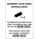 Panneaux de vid�o surveillance personnalis�s
