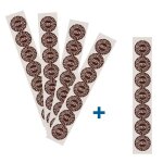 Pastilles calendrier polyester lamin - 4 feuilles + 1 offerte