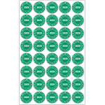 Pastilles calendrier rondes ann�e compl�te toughwash�