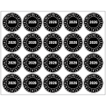 Pastilles calendrier rondes ultra - destructibles pour surfaces difficiles