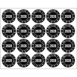 Pastilles calendrier rondes ultra - destructibles pour surfaces difficiles