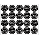 Pastilles calendrier rondes ultra - destructibles pour surfaces difficiles
