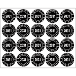 Pastilles calendrier rondes ultra - destructibles pour surfaces difficiles