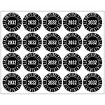 Pastilles calendrier rondes ultra - destructibles pour surfaces difficiles