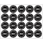 Pastilles calendrier rondes ultra - destructibles pour surfaces difficiles