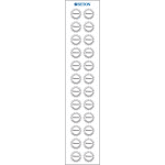 Pastilles calendrier surfaces humides  forte condensation avec texte - echance