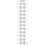 Pastilles calendrier surfaces humides  forte condensation avec texte - prochain entretien