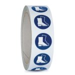 Pictogramme iso 7010 en rouleau chaussures de s�curit� obligatoires - m008