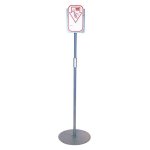 Pied mobile pour distributeur d'tiquette pour systme turn - o - matic