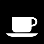 Plaques adh�sives d'information  caf�t�ria