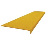 Plaques de marche antidrapantes en acier color avec nez - puissance extrme