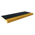 Plaque de marche setongrip en fibre de verre avec nez - puissance extr�me