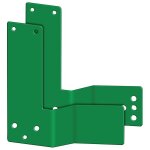 Plaques de montage pour alarme de porte avec barre anti - panique