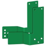 Plaques de montage pour alarme de porte avec barre anti - panique