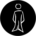 Plaques signaltiques design  toilettes homme