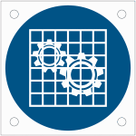 Plaques de signalisation pour machines iso 7010  grilles de protection obligatoires
