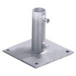 Platines de fixation pour poteaux de signalisation 51 mm