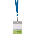 Pochette porte - badge � double insert pour badge et bristol