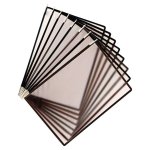 Pochettes de protection antimocrobiennes inox pour pupitre ou support mural