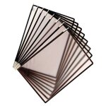 Pochettes de protection antimocrobiennes inox pour pupitre ou support mural