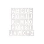 Pochoirs chiffres et lettres en pvc