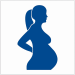 Pochoir femme enceinte en polypropyl�ne
