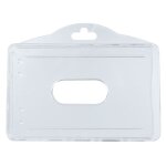 Porte - badge pour 2 badges, en polycarbonate rigide anti - uv