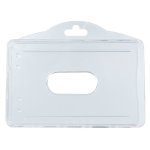Porte - badge pour 2 badges, en polycarbonate rigide anti - uv