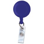 Porte - badge enrouleur zip avec pince clip tournante
