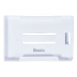 Porte - badge multi - cartes, en plastique moul� blanc