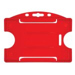 Porte - badge rigide en plastique color�, pour carte iso 86 x 54 mm