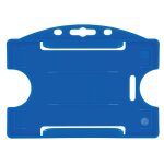 Porte - badge rigide en plastique color, pour carte iso 86 x 54 mm