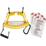 Porte - cadenas avec plaquettes de consignation