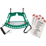 Porte - cadenas avec plaquettes de consignation