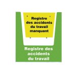 Porte - documents mural - registre des accidents du travail