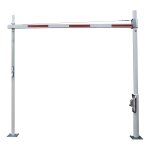 Portiques de parking pivotants avec r�flecteurs rouges