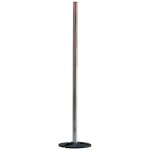 Poteau guide - file chrom ou laqu.