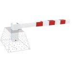 Potelet pompier rabattable rouge et blanc
