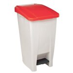 Poubelles pour tri s�lectif mobile � p�dale