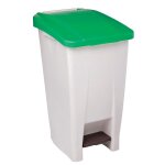 Poubelles pour tri s�lectif mobile � p�dale