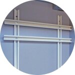 Rails horizontaux pour bouteilles de gaz pour armoires de s�curit�