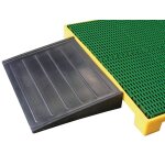 Rampe d'acc�s en poly�thyl�ne pour plateforme