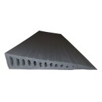 Rampe de seuil petite hauteur fixe en caoutchouc