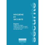 Registre obligatoire - hygi�ne et s�curit�
