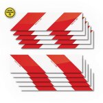 Set de bandes r�fl�chissantes rouge / blanc pour v�hicules
