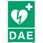 Signaltique dae  dfibrillateur automatique externe pour le c?ur