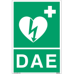Signal�tique dae  d�fibrillateur automatique externe pour le c?ur