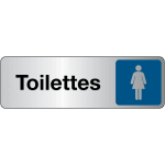 Signal�tique de porte - toilettes femme
